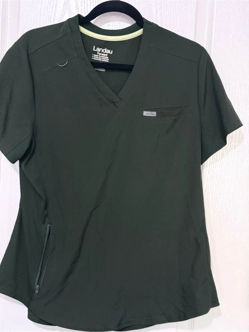 Landau Dark Green Jogger Scrub Pants with Utility Pockets
